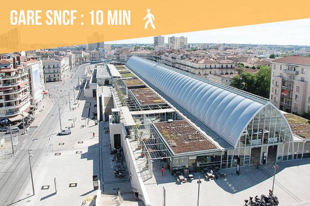 L'Ecucentre Avec Parking Inclu - 600M De La Place De La Comedie - Climatisation Montpellier Exteriér fotografie