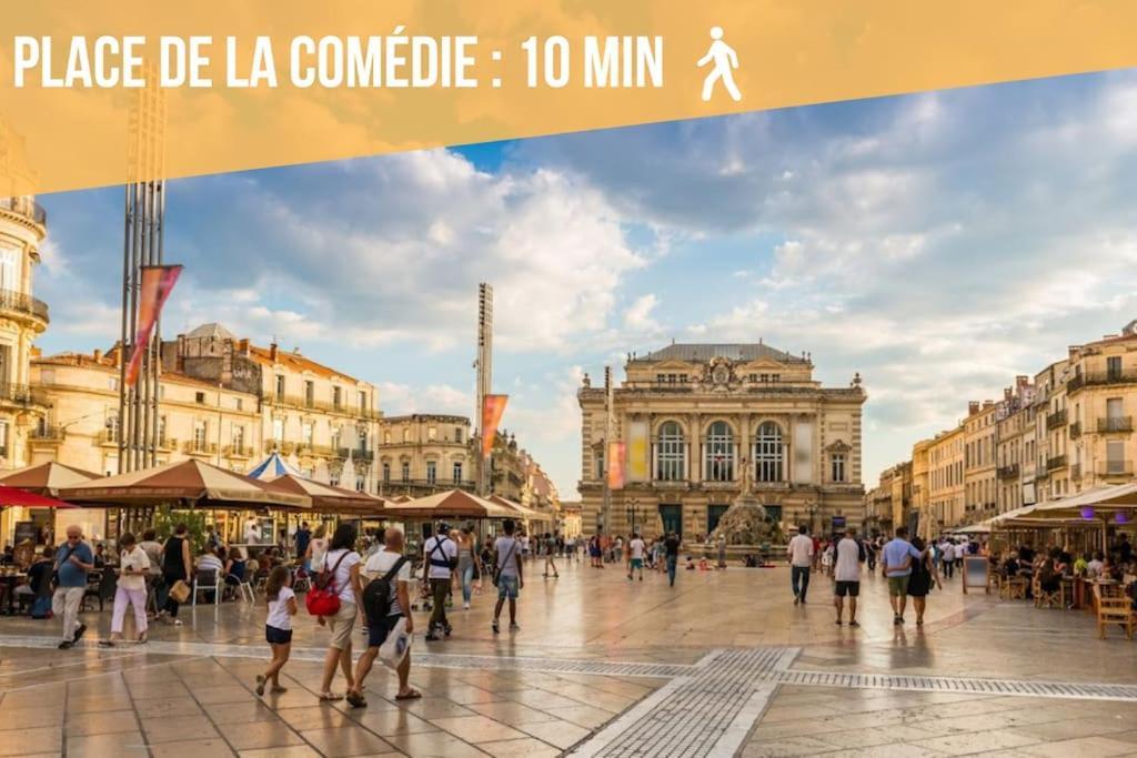 L'Ecucentre Avec Parking Inclu - 600M De La Place De La Comedie - Climatisation Montpellier Exteriér fotografie